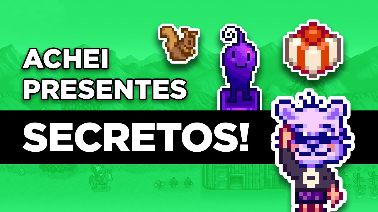 Encontrei PRESENTES SECRETOS! Stardew Valley 1.5