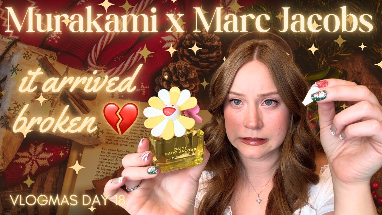 Распаковка Daisy от Marc Jacobs x Takashi Murakami 🌼 | Superflat Art & Perfume | Vlogmas, день 18 🎄