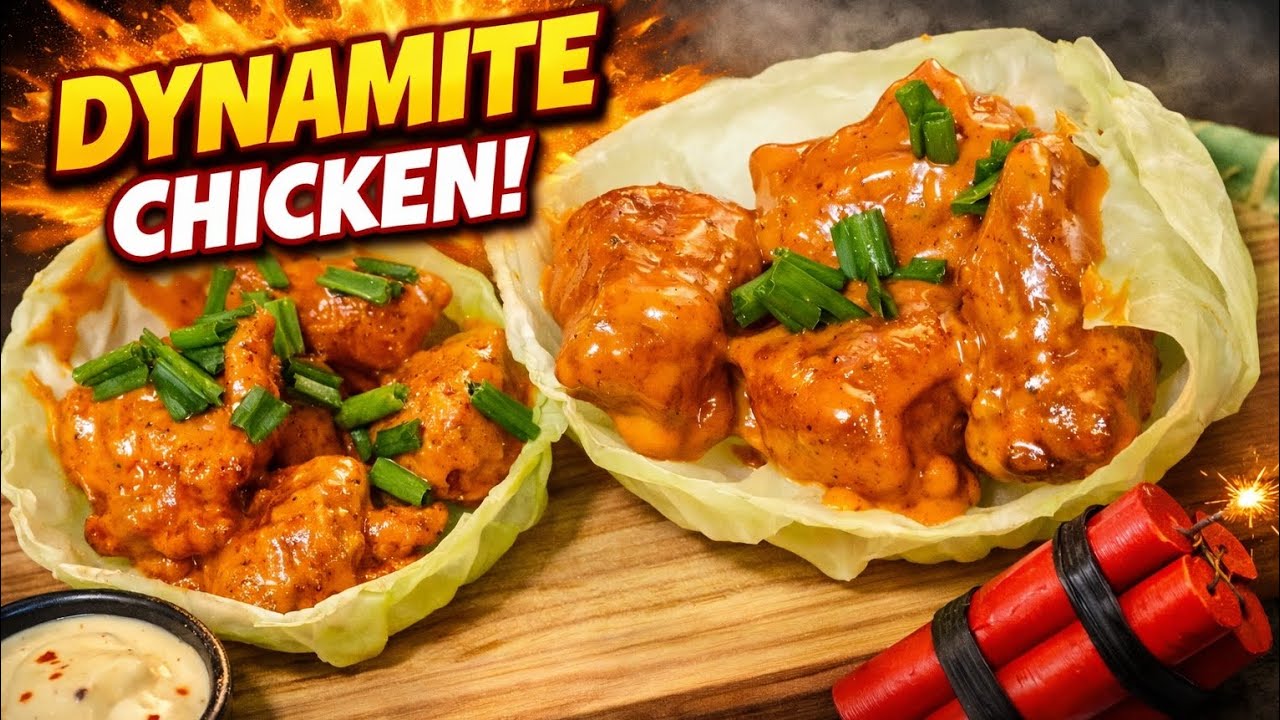 🔥 Dynamite Chicken Recipe 🍗✨#ChickenStarter#CreamyChicken#PartyStarter