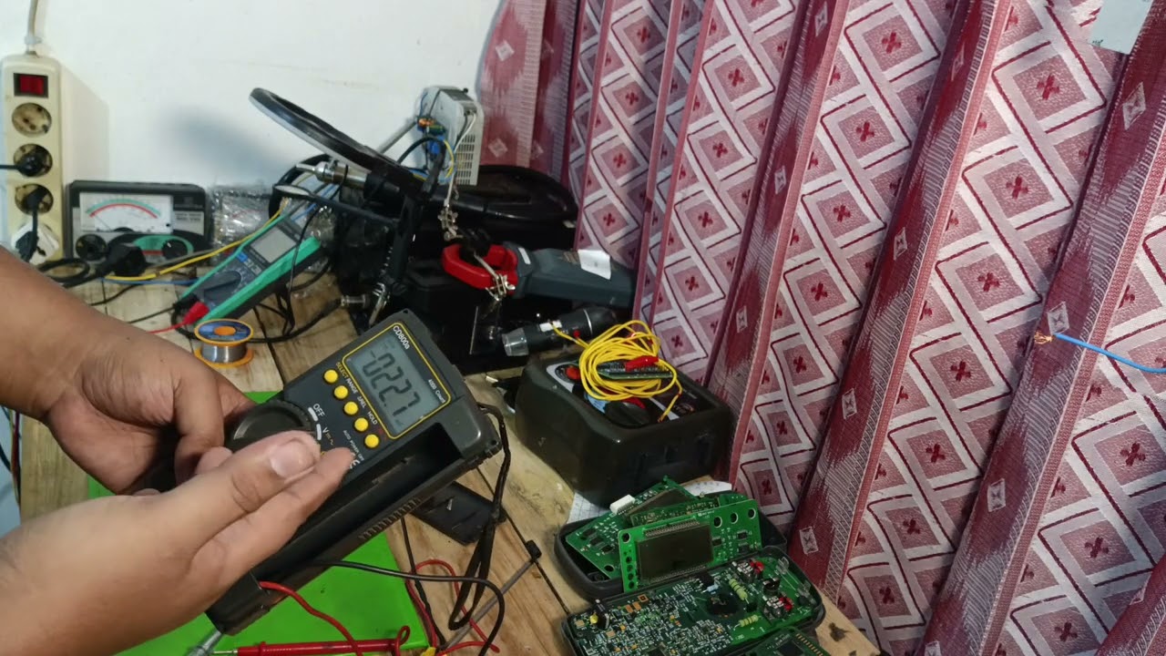 mode malam jadi siang ❗ service sanwa CD 800A ganti polarizer lcd #error #sanwa