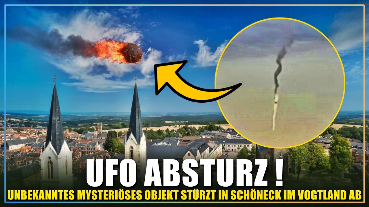 EILMELDUNG | Unbekanntes Objekt st&uuml;rzt in Sch&ouml;neck, Vogtland ab! (+Video)