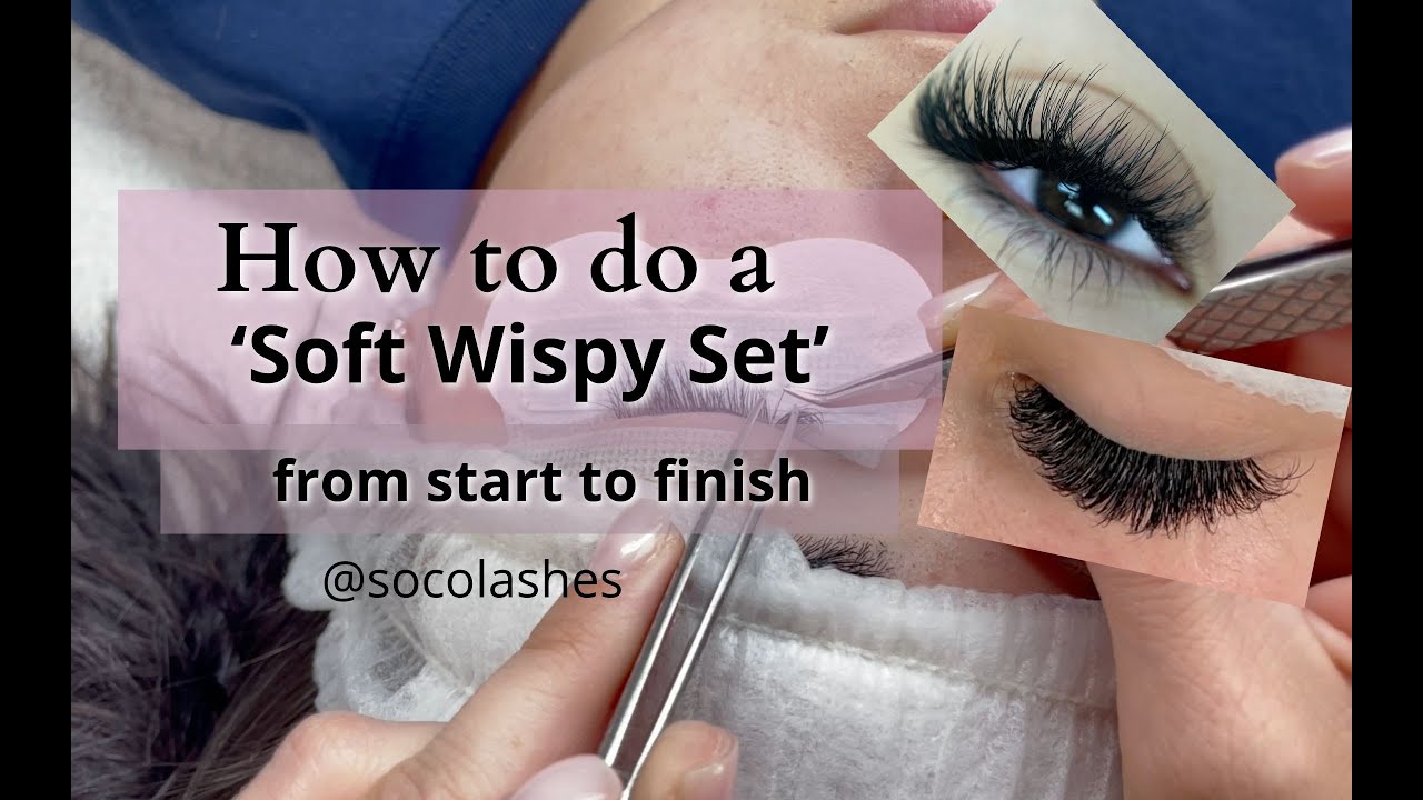 How to do a ‘Soft Wispy Set’ || Let’s Lash Together with Jena Cash