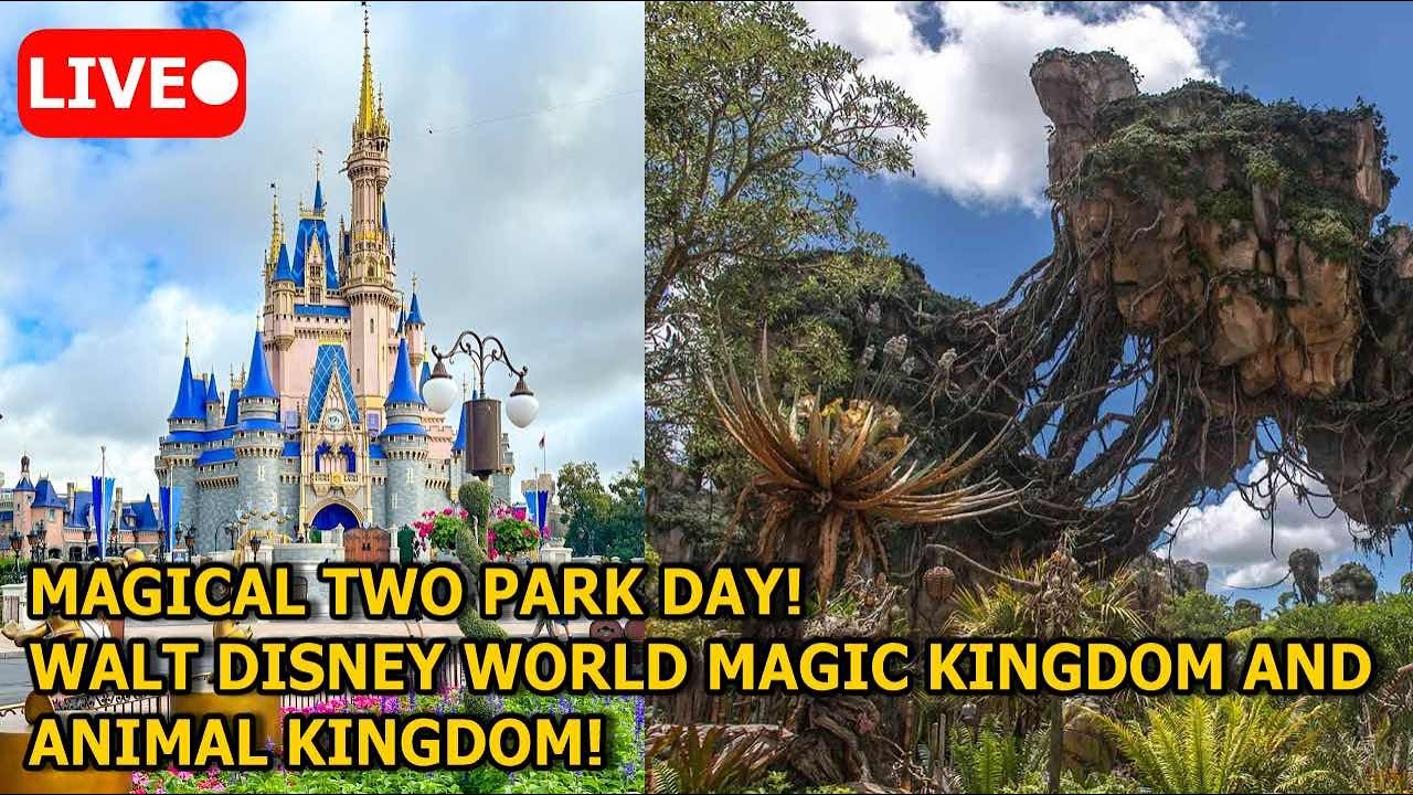 Animal Kingdom and Magic Kingdom Park Hopping Fun! WDW LIVE 01/23/2026