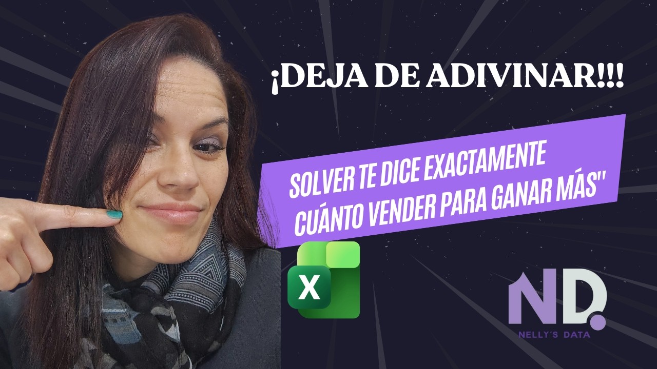 ¡Deja de adivinar: Solver te dice exactamente cuánto vender para ganar más