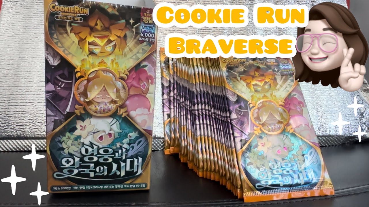 Набор карточной игры Cookie Run Braverse, открывающий The Age of Heroes and Kingdom, том 3!
