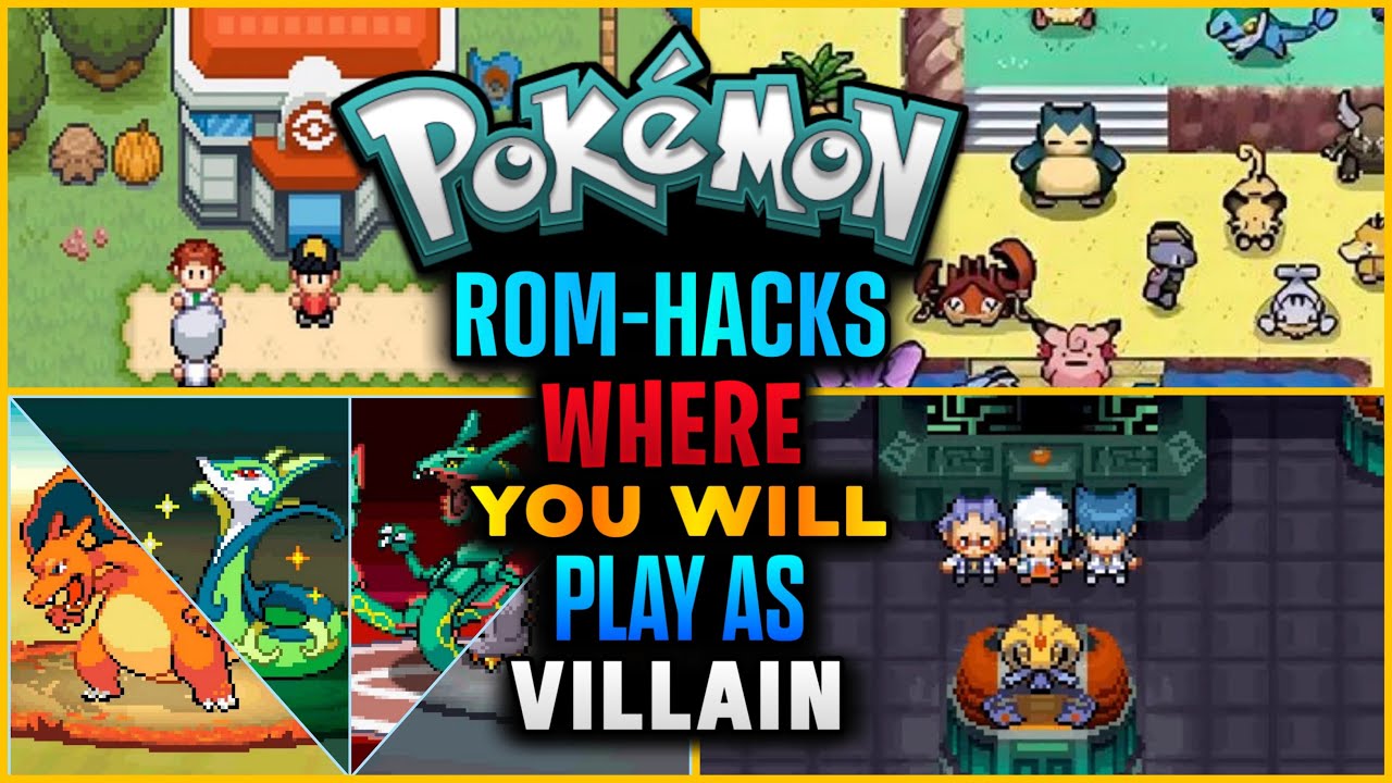 ЛУЧШИЕ хаки Pokemon ROM, где вы играете за злодея!!