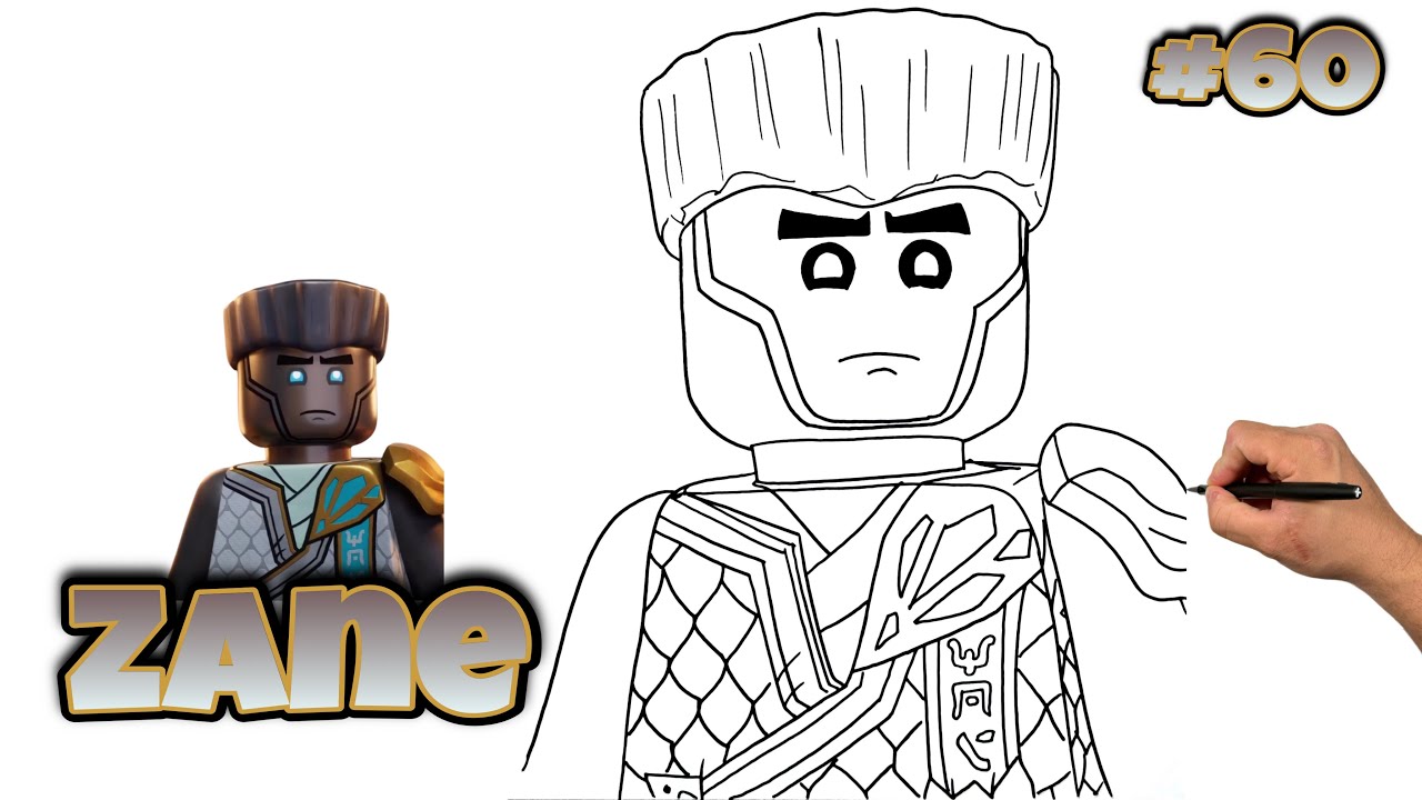 How To Draw ZANE | Ninjago | 100 DRAWING SERIES #drawing #ninjagozane #ninjagodragonsrising