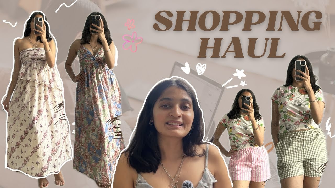 SHOPPING HAUL FOR SUMMER AND TRIP🌞🌻🕶️👗 