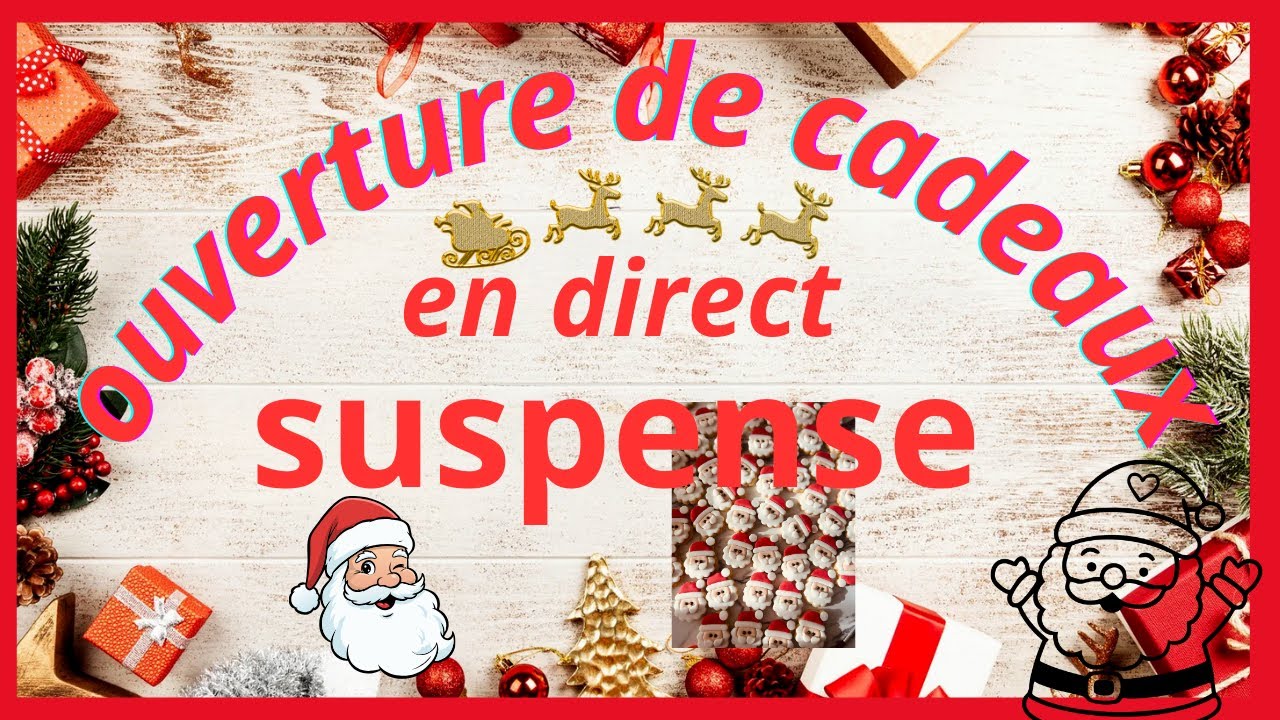 ouverture de cadeaux en direct  SUSPENSE......