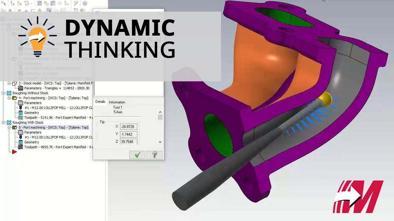 Port Expert - Dynamic Rest Roughing