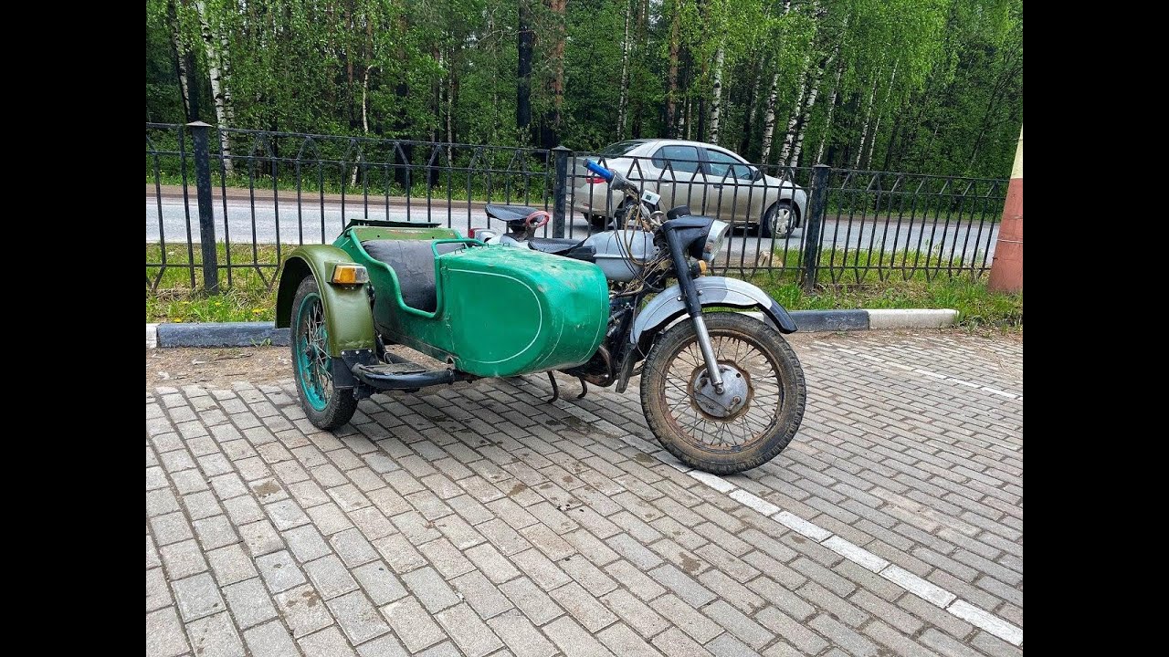 Раллийный мотоцикл из Урала. Постановка на учет. 16+