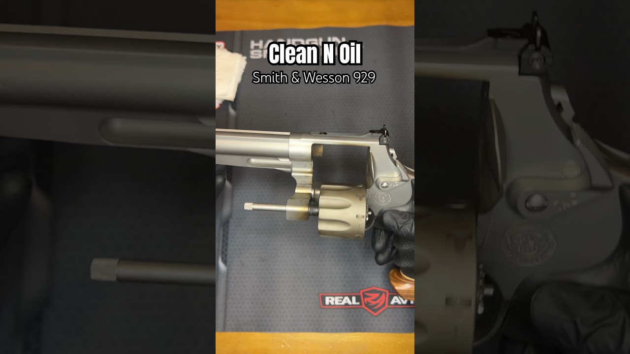 Clean and Oil the Smith Wesson 929 Revolver #pistol #revolver #clean