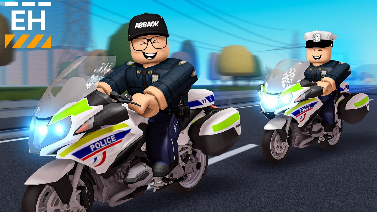 Auf Motorrad-Streife!