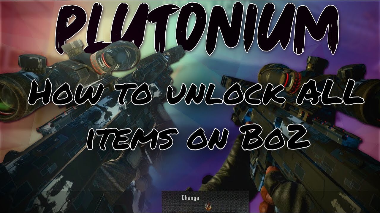 How To Unlock ALL Items On Bo2 PLUTONIUM