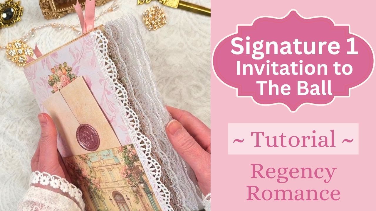 S2E3 Regency Romance Journaling: Easy Step-by-Step Signature 1 Assembly Ephemera Bag (Modiste)