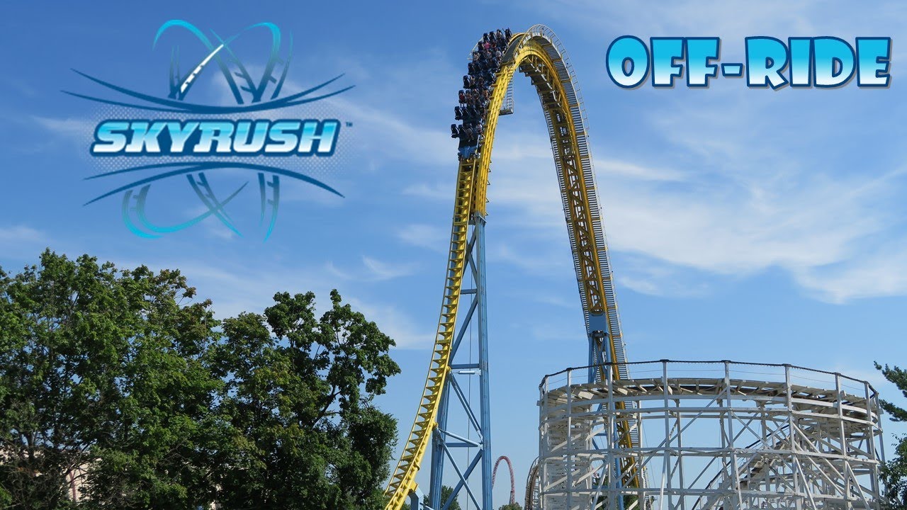 Skyrush Off-Ride Footage (2020-2021), Hersheypark Intamin Hyper Coaster | Non-Copyright