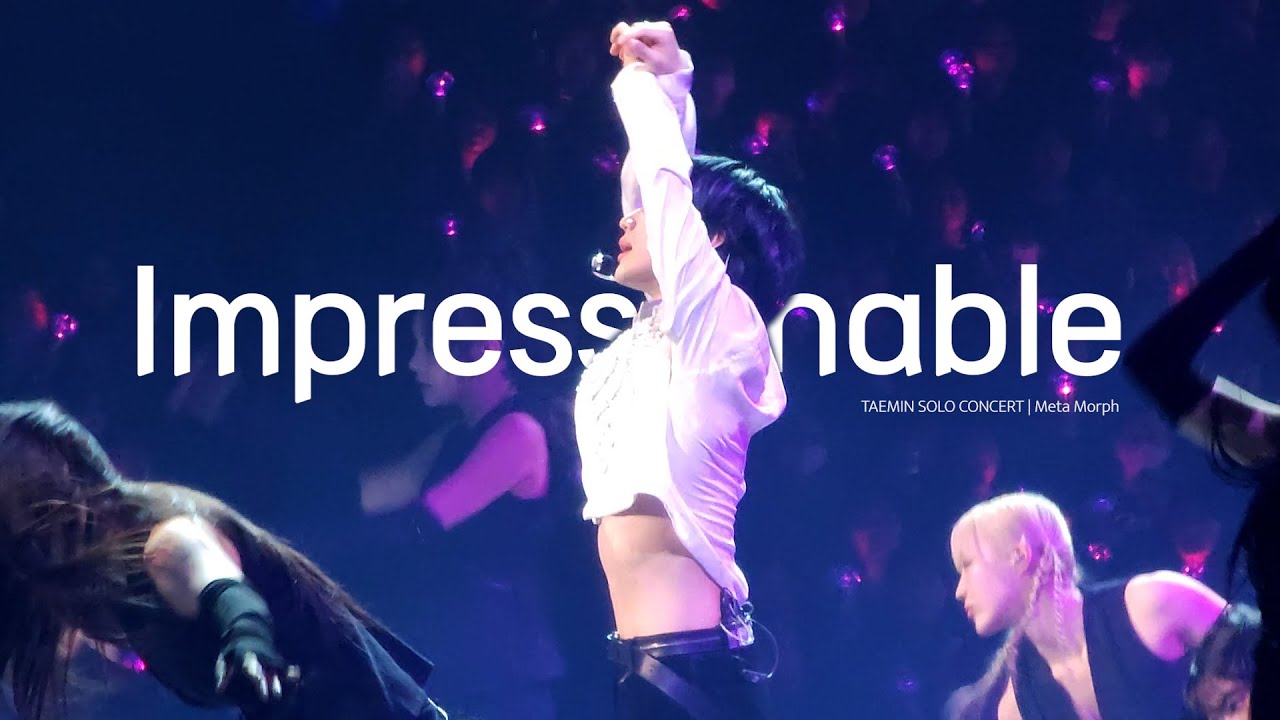231217 TAEMIN 유인(Impressionable) 직캠 | Meta Morph 메타모프 태민 콘서트