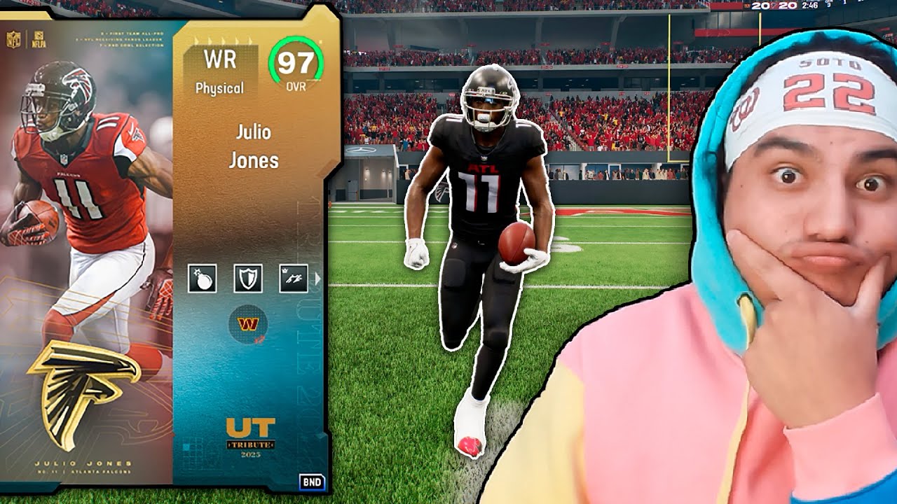 97 OVR JULIO JONES IS STILL CRACKED & STARTING...