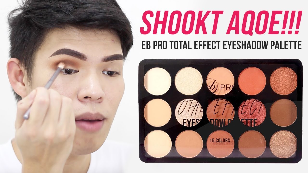 SHOOKT AQOE!!! EVER BILENA PRO TOTAL EFFECT EYESHADOW PALETTE REVIEW + TUTORIAL | Kenny Manalad