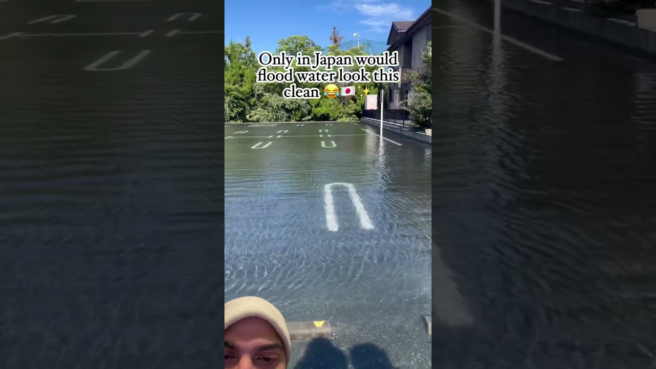 Japan&rsquo;s flood water is so clean you can drink it