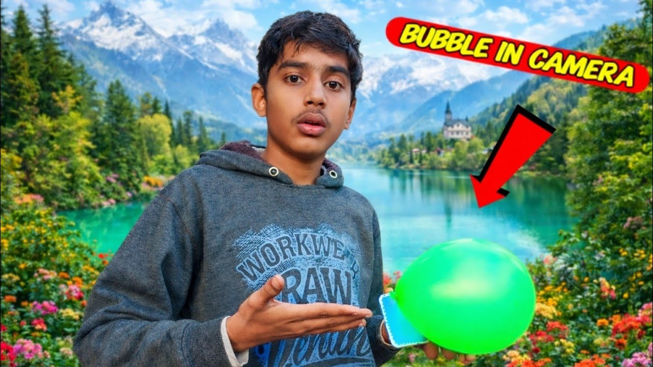 I Tried Bubble On Camera | 📷 कैमरा के अंदर कैसा व्यू दिखता है 