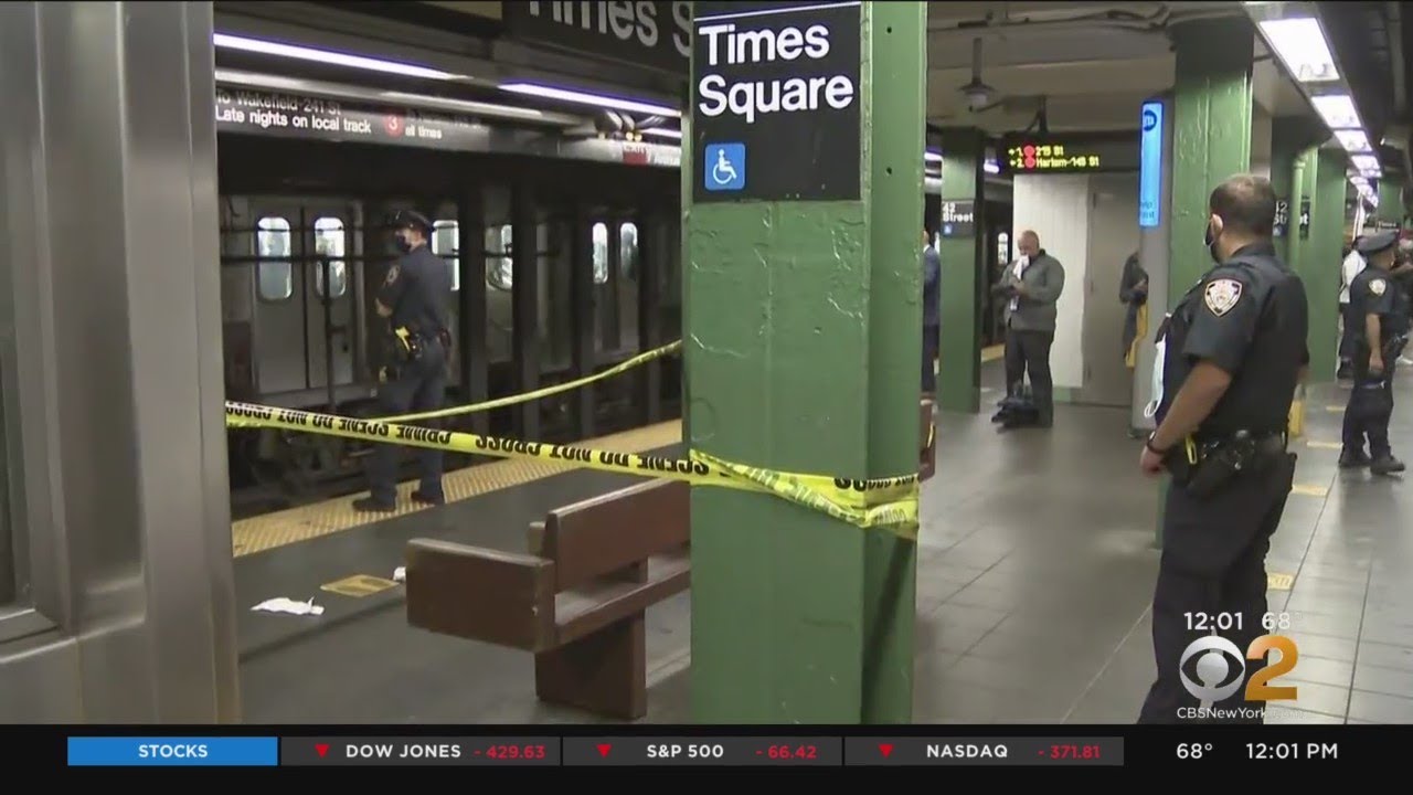 Woman Pushed Into Incoming Train At Times Square Station