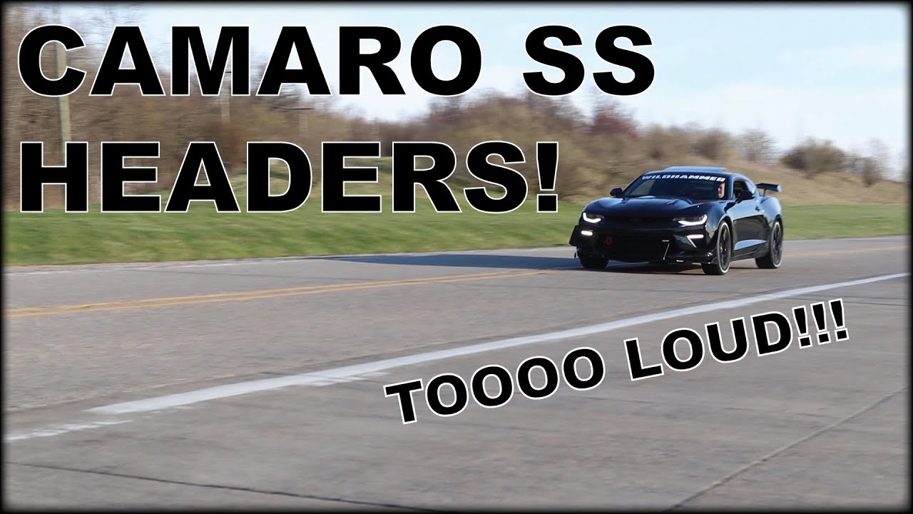 CAMARO SS HEADERS SOUND CLIPS! (LOUD AF)