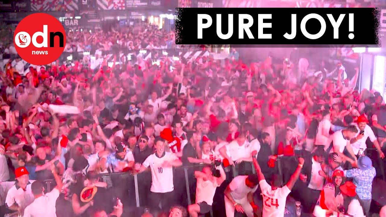 Watch England Fans React to Euros Semi-Final Against The Netherlands