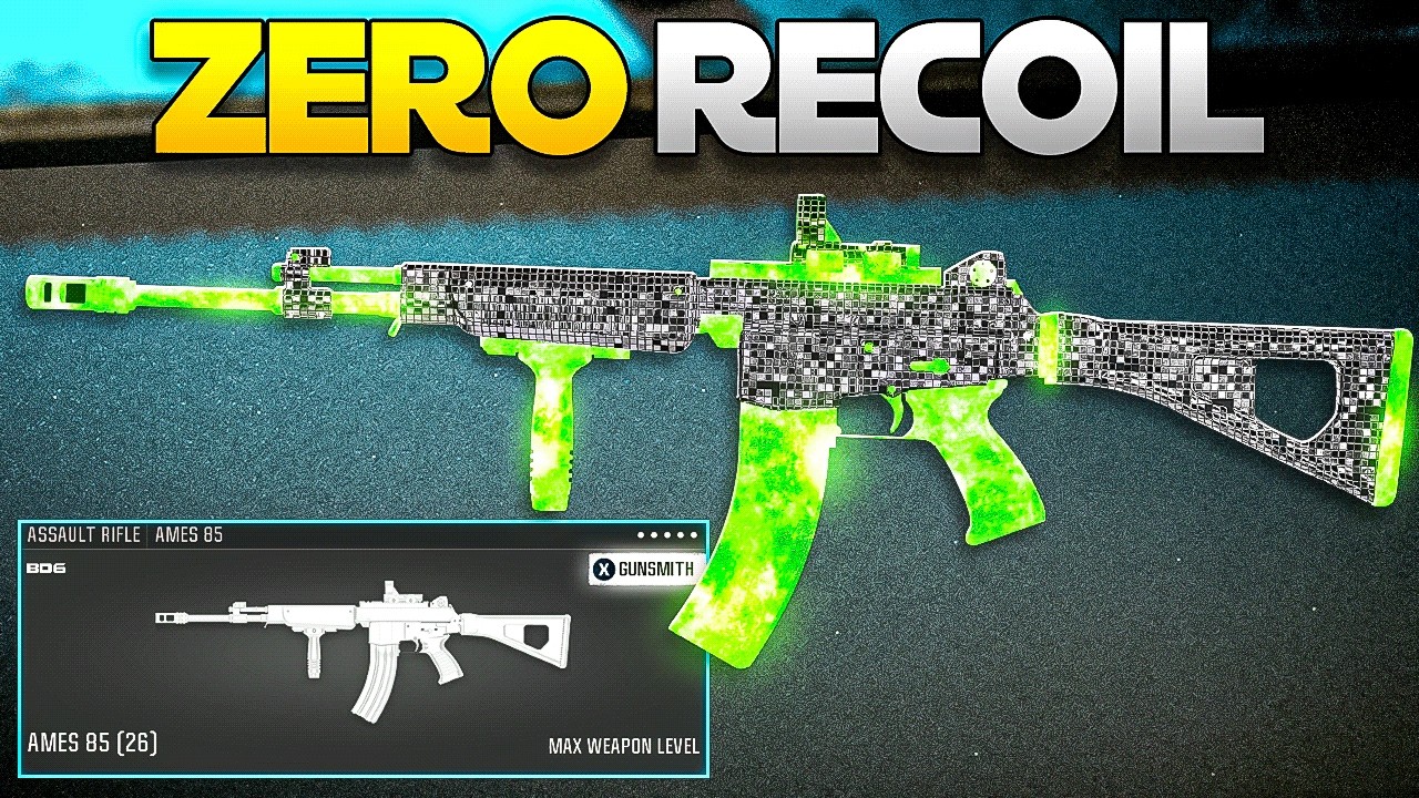 НОВЫЙ ZERO RECOIL AR *СЛОМАН* в WARZONE!👑 (Лучшая настройка класса AMES 85)