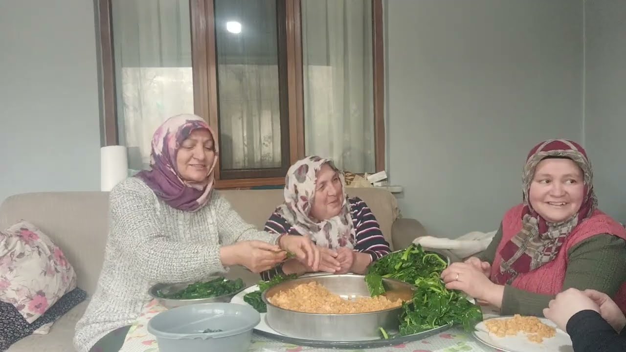 ARİFE KOMŞUMDA BAYRAMA HAZIRLIK👍