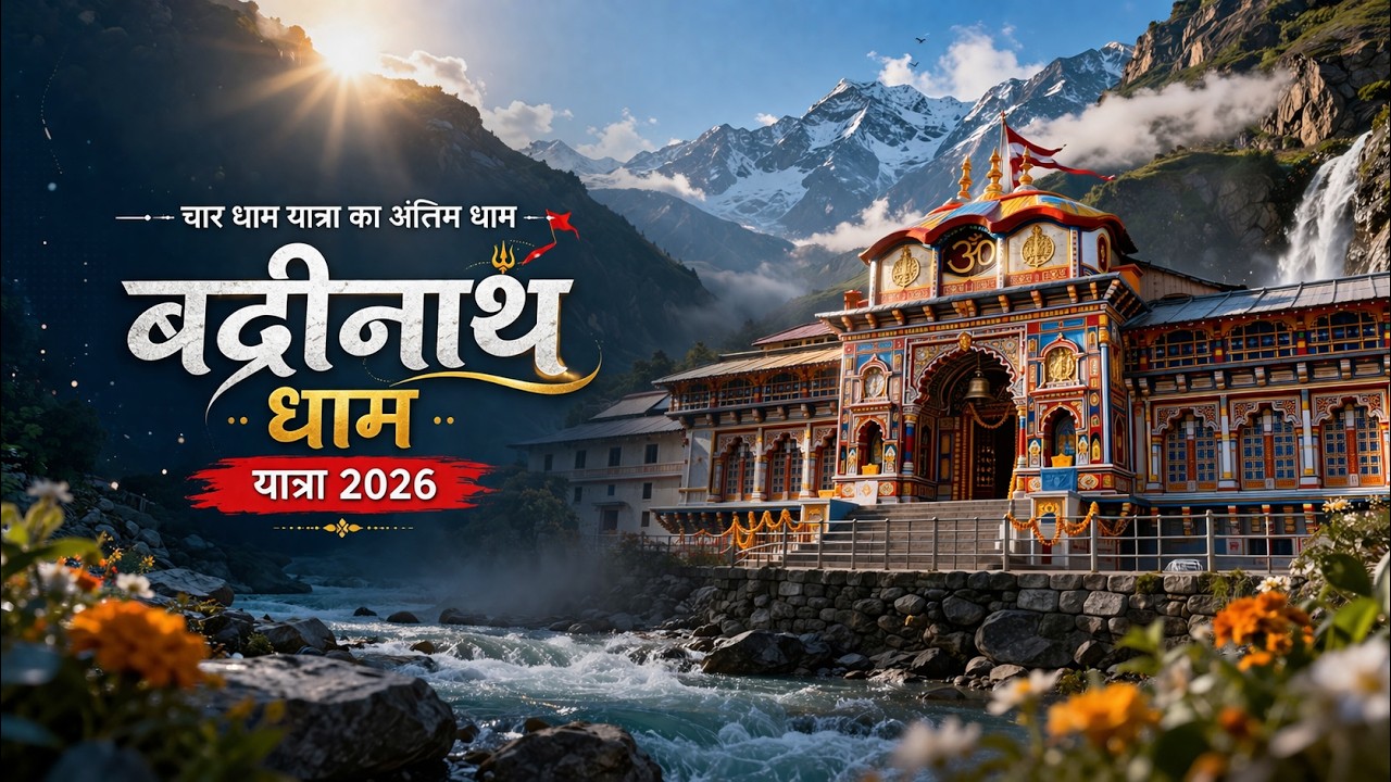 बद्रीनाथ धाम दर्शन 2026  │ Badrinath Dham │ Char Dham Yatra │ Mana Village │ Badrinath Travel Guide