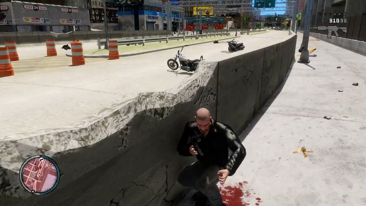 GTA IV TLAD - 6 Star Wanted Level - Johhny was Pinned Down