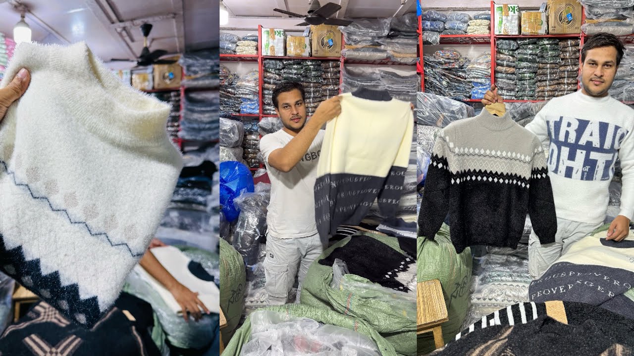Imported Woolen T-shirts | Winter Wear Woolen T-shirt & Sweatshirt Direct Wholesaler | Wadala Market