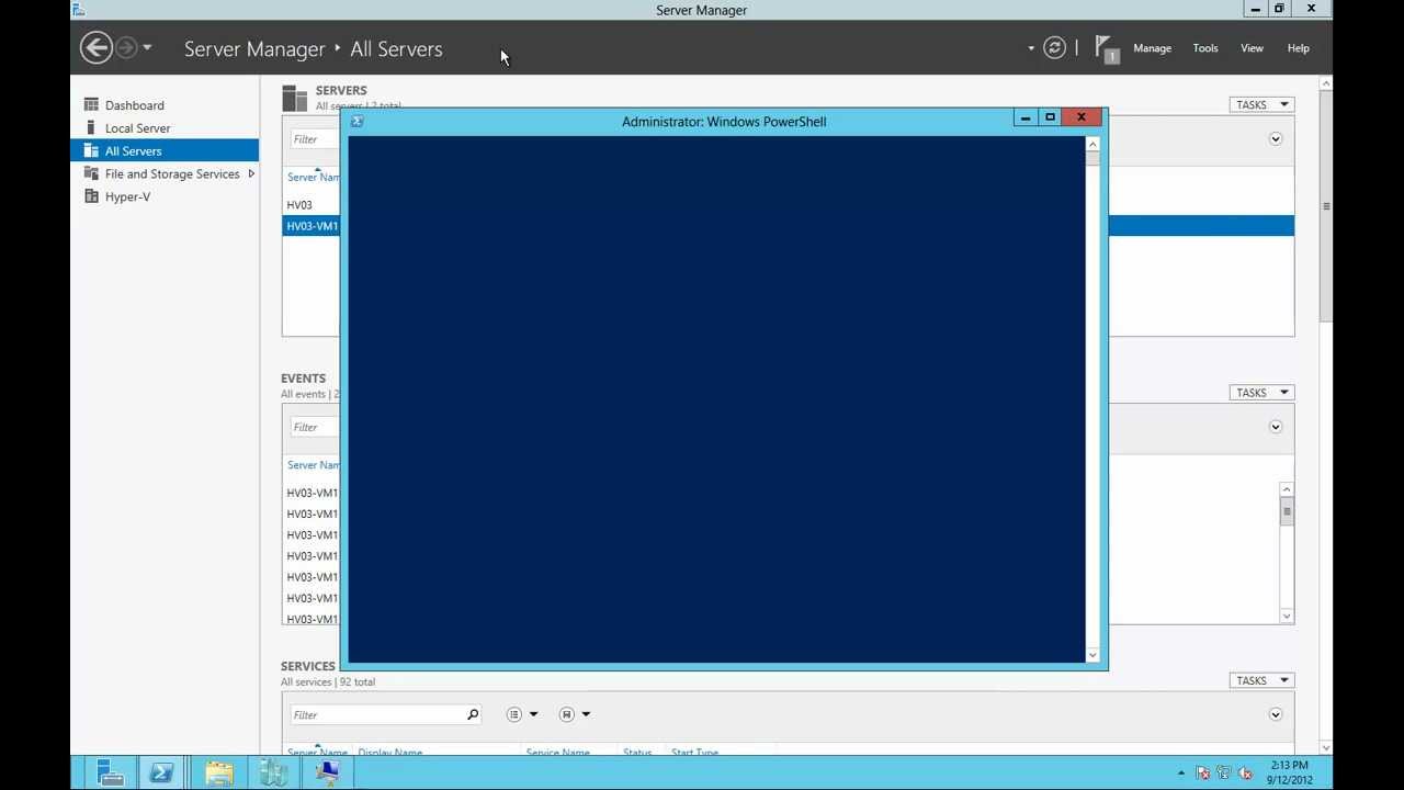 Установка Hyper-V в Windows Server 2012