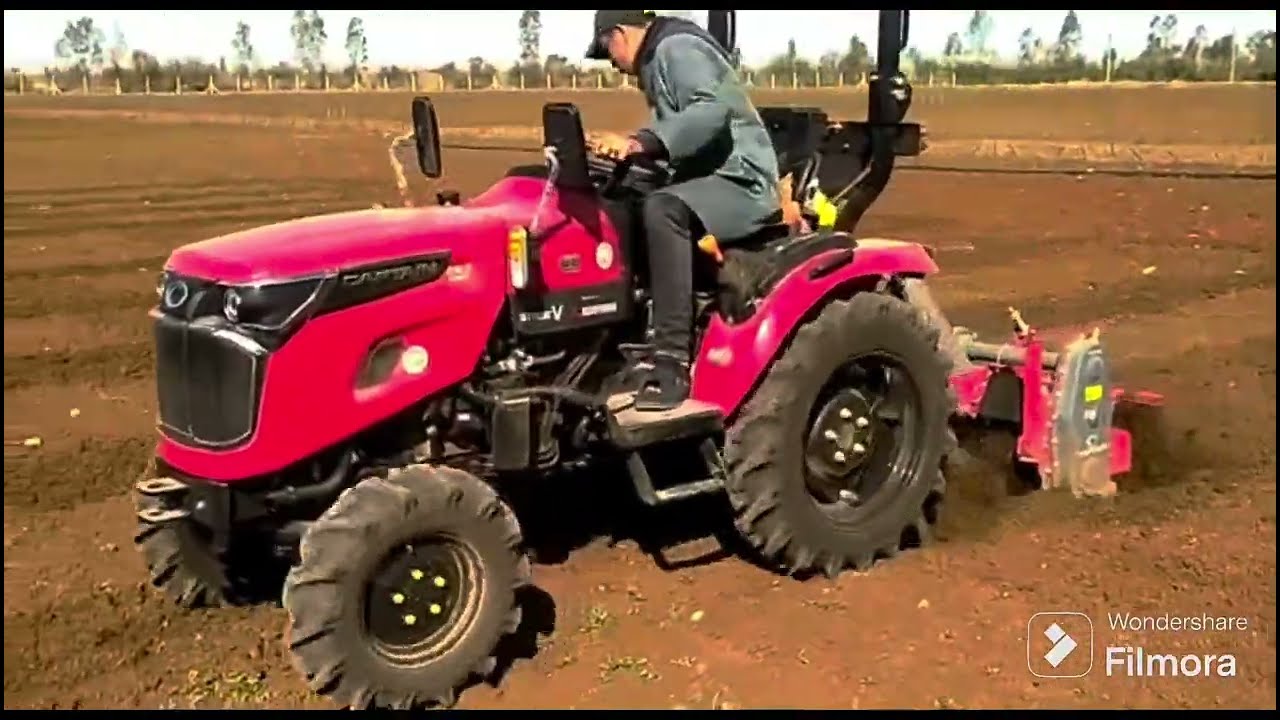 🚜Tracteur captain 263/4 avec fraise rotative 1.20