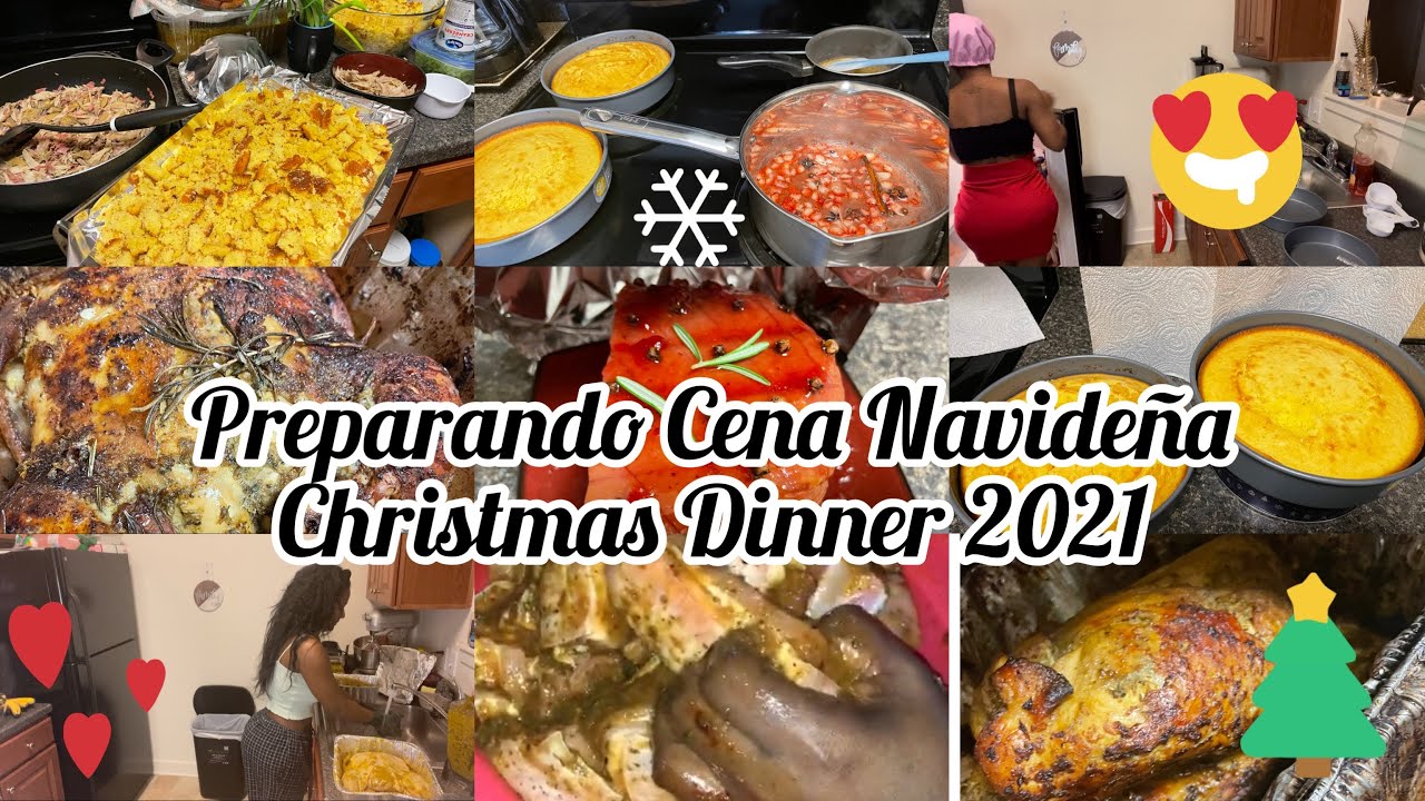 Christmas Dinner🎄Haciendo la Cena Navideña🌲Mami echándome vaina con su cena el 24 diciembre en RD.