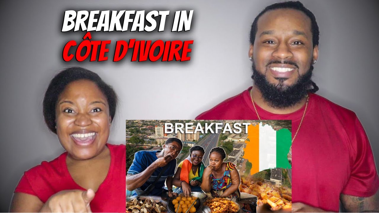 🇨🇮 What Do Ivorians Eat For Breakfast? | Americans React 