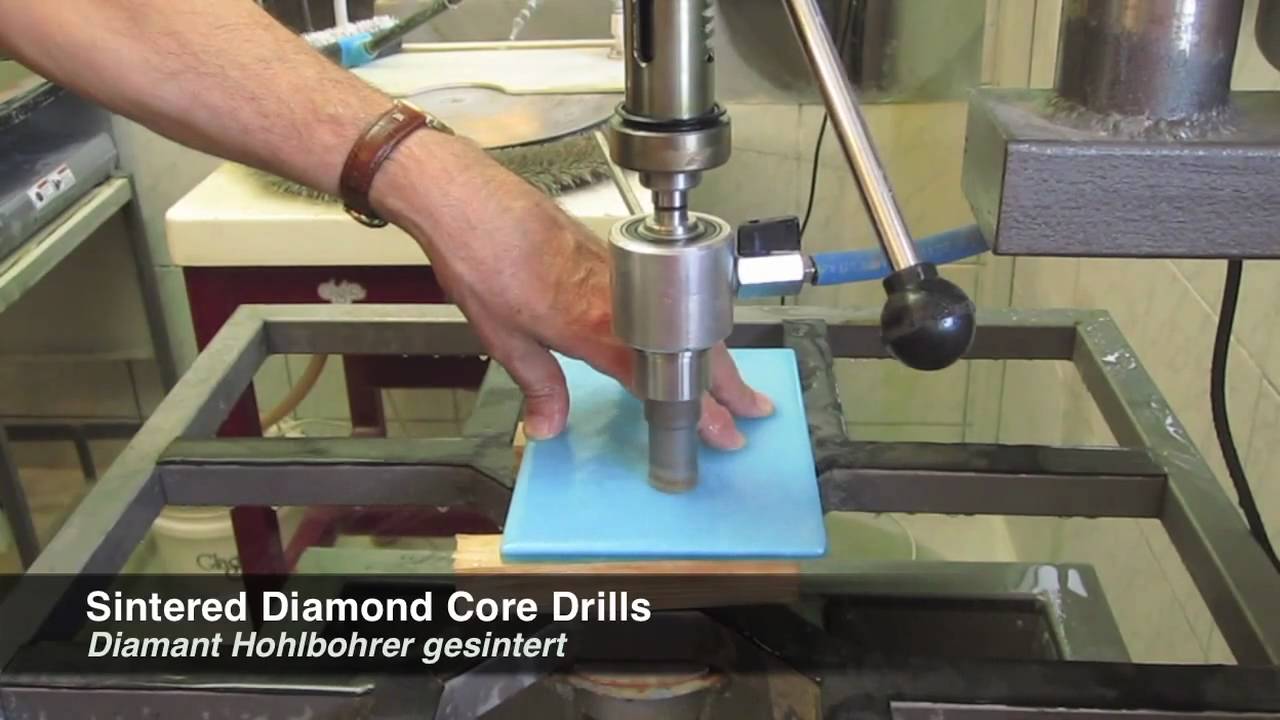 Sintered Diamond Core Drills / Diamant Hohlbohrer gesintert