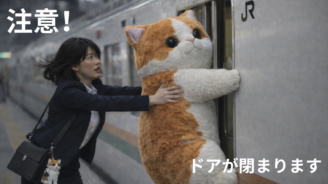 【日本語ヒップホップ】注意！ドアが閉まります通勤電車に乗り遅れた夜のラップ | Please stand clear. The doors are closing!  | JP Hip Hop