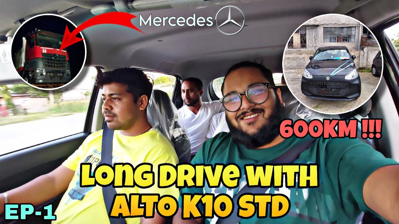 Моя первая 600-километровая поездка на моём ALTO K10 STD 🔥 | Дорога из Шиллонга в Ассам | Шайон Ч...