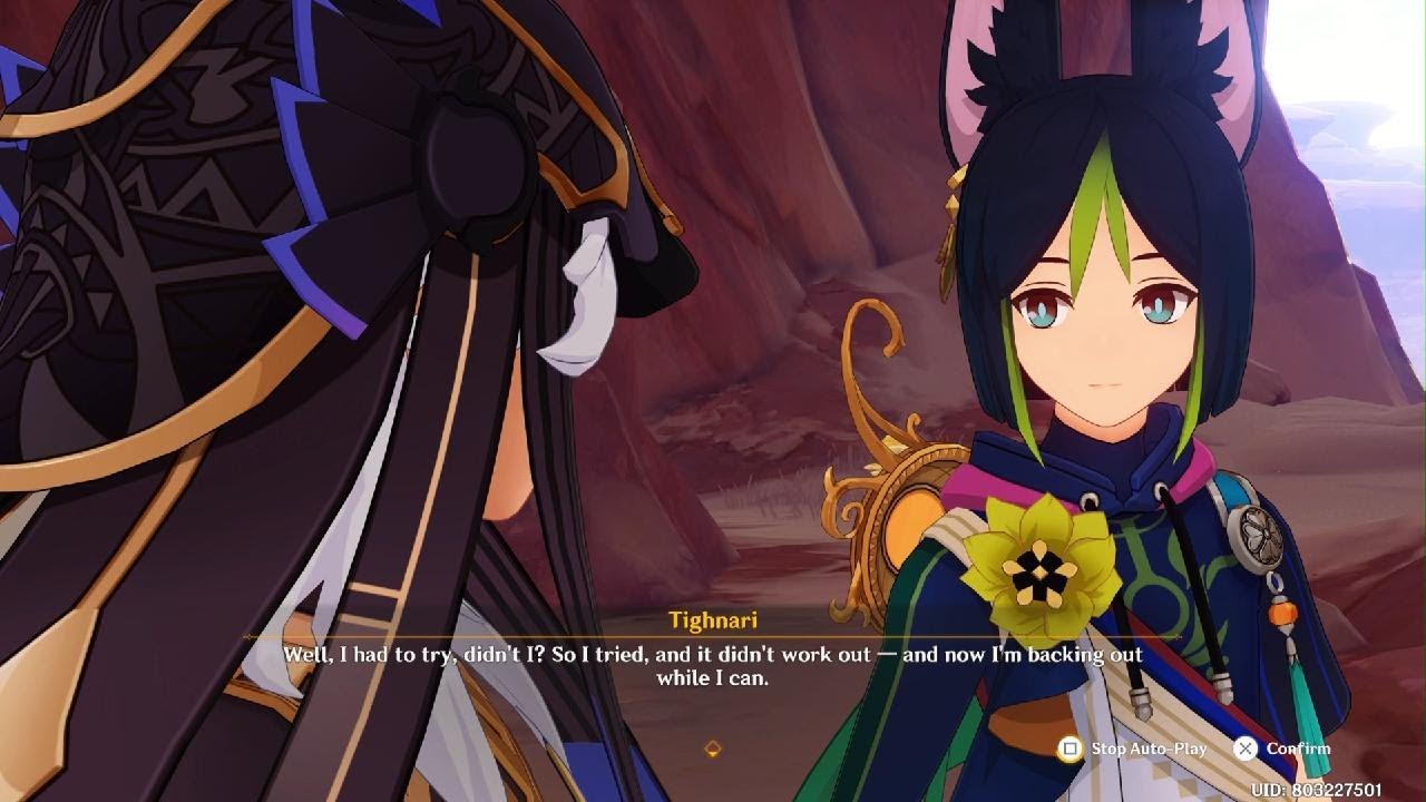 CYNO LOVES TIGHNARI Genshin Impact CUTSCENE