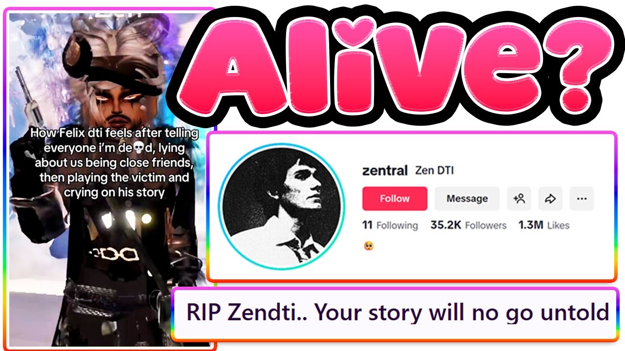 DTI Influencer Caught 'FAKING' Death? The ZenDTI & FelixDTI Situation