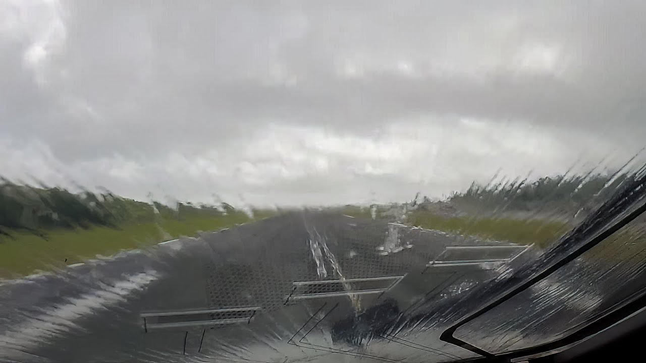 Rainy InterCaribbean Airways Departure | Dominica - Embraer E120RT | Cockpit Perspective III