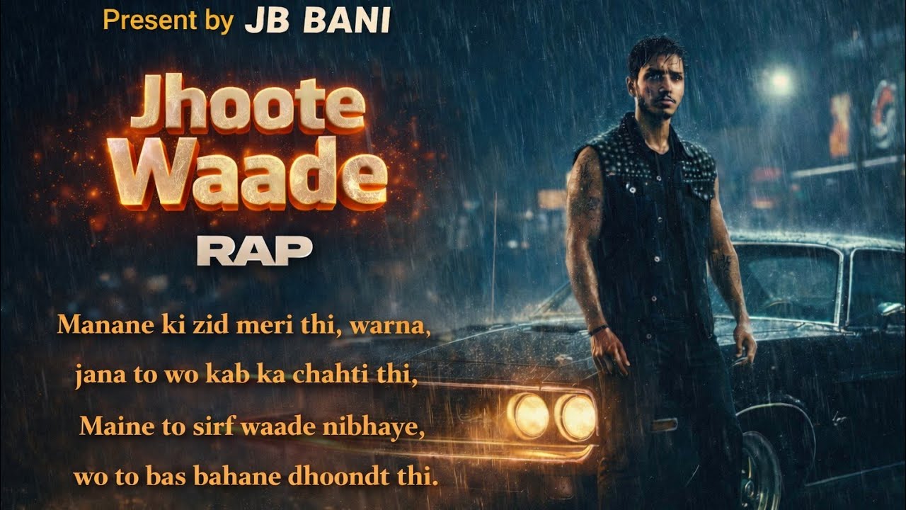 Jhoote Waade Sad Emotional Hindi Rap Song |JB BANI 2026