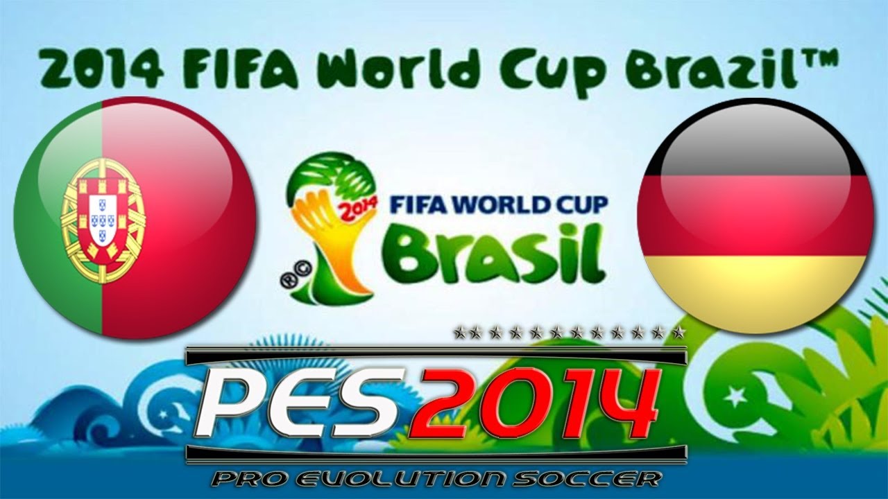 PES 2014 FIFA World Cup Portugal vs Germany