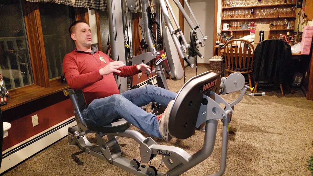 HOIST V4 Elite Home Gym w/ROC-it Leg Press & Hi-Lo Pulley Tower