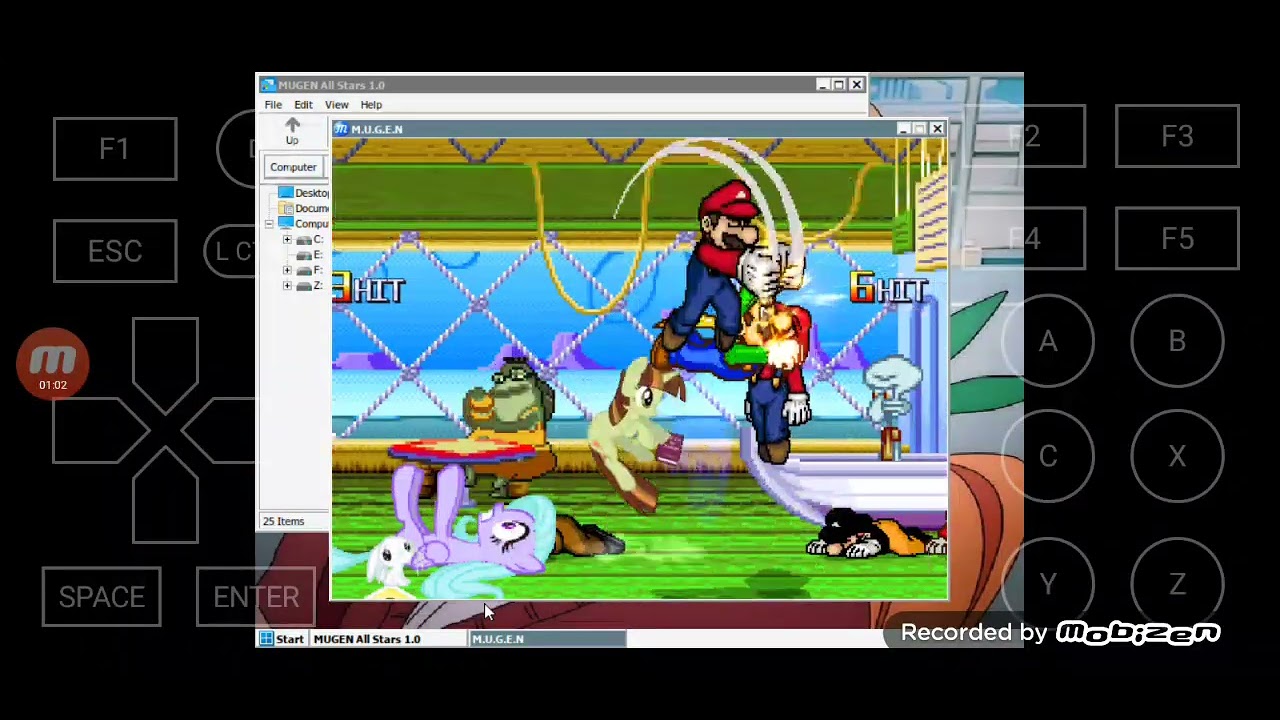 Mugen Battle #3152: Team Super Mario vs Team Super Luigi #6 