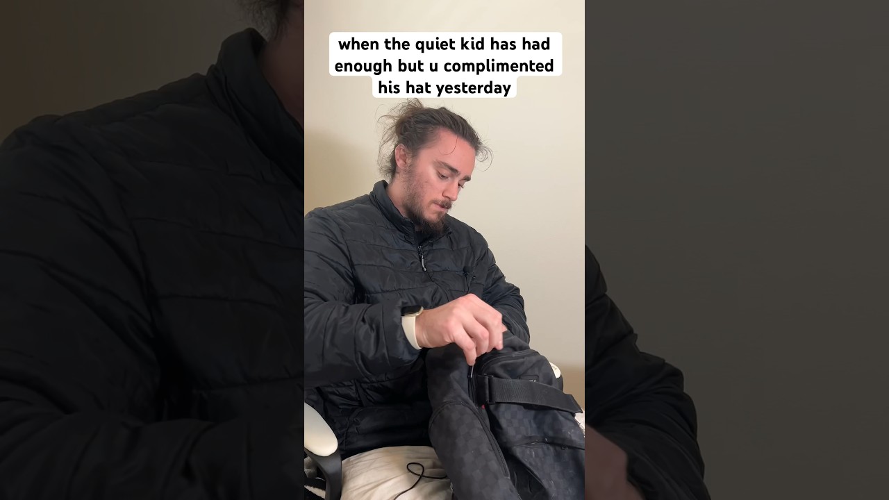 when you&rsquo;re cool with the quiet kid #shorts #comedy #funny