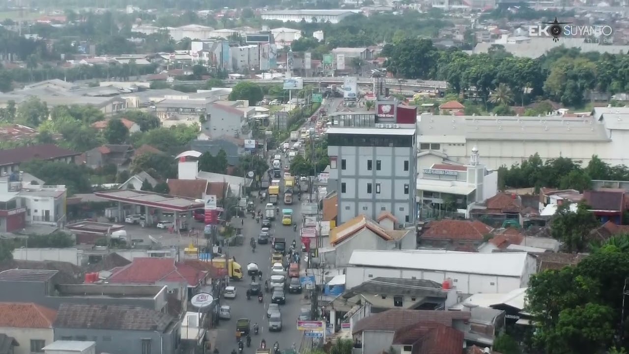 🔴OH BEGINI View desa Cimareme Padalarang dari drone Padat Perumahan & Jalan Nasional yg Sempit #kdm 