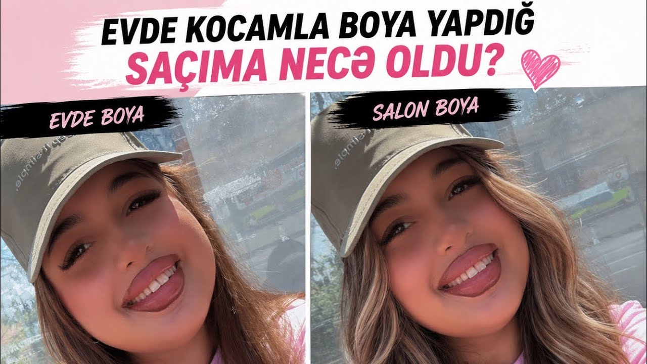 Murad saçıma rəng qoydu🤭😂